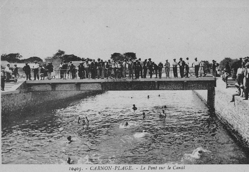Baignade du pont de Carnon